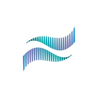 aurora logo design icon illustration vector template