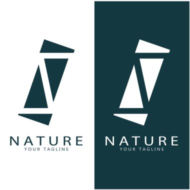 Nature vector logo. with trees, rivers, seas, mountains, business emblems, travel badges, ,ecological health,