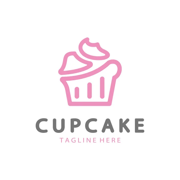 stock vector Cupcake Logo design vector illustration template. Cupcake bakery icon.cake store,caker shop ,vector