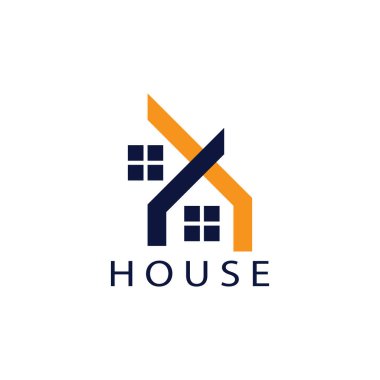 ev logosu logo simgesi şablon tasarım vektörü