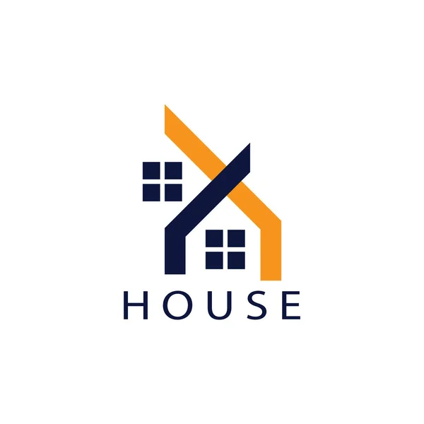 Huis Logo Home Logo Pictogram Template Ontwerp Vector — Stockvector