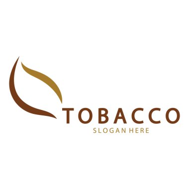 tobacco leaf logo,tobacco field and tobacco cigarette logo .With easy and simple editing.