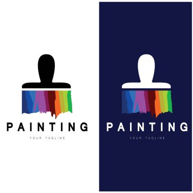 Boya Logo şablonu vektör simge illüstrasyon tasarımı