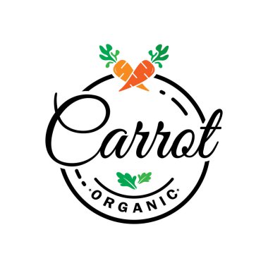 Havuç Çizimi Yaratıcı Tasarım Havuç Tarım Ürün Simgesi, Havuç İşleme, Çiftçi Pazarı, Vector