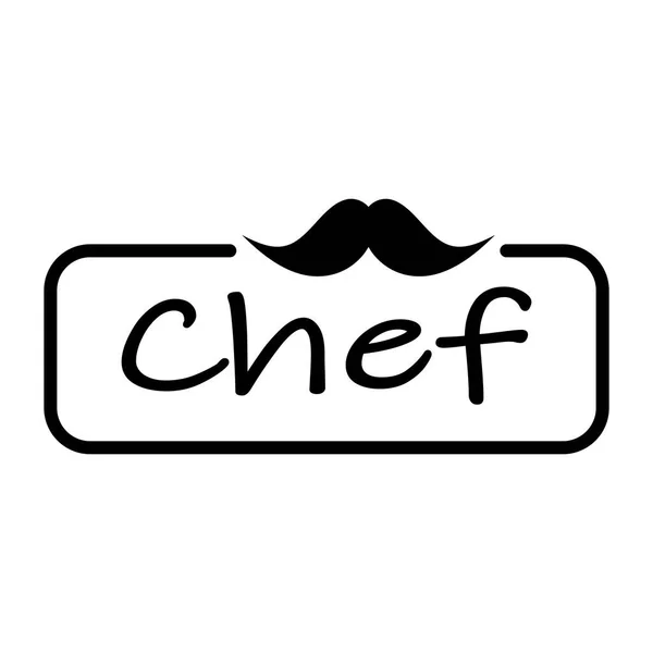 Logo Professionnel Chef Chef Cuisine Hat Entreprise Cuisinier Domicile Restaurant — Image vectorielle