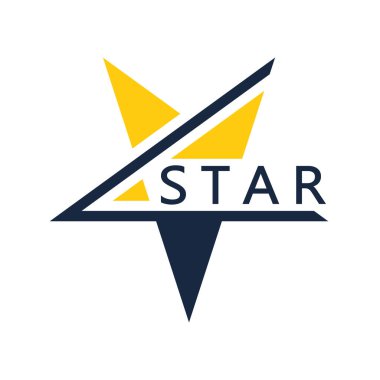 yıldız logo şablonu vektör resimleme tasarım-vektörü