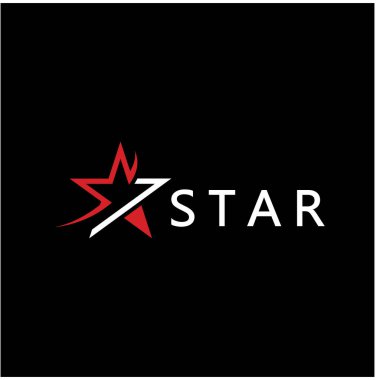 yıldız logo şablonu vektör resimleme tasarım-vektörü