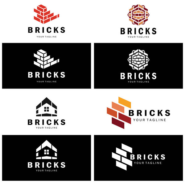 дизайн логотипа для зданий, архитектурных зданий, гражданского строительства, магазинов строительных материалов