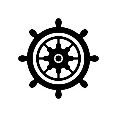 Gemi logosu, gemi dümen logosu, tekne, yat, halat, denizcilik, çapa. İş logosu, denizci, yelkencilik, turizm