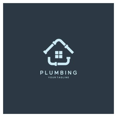 Binalar, inşaat mağazaları, onarım hizmetleri, müteahhitler, şirketler, şirketler için su musluğu logosu