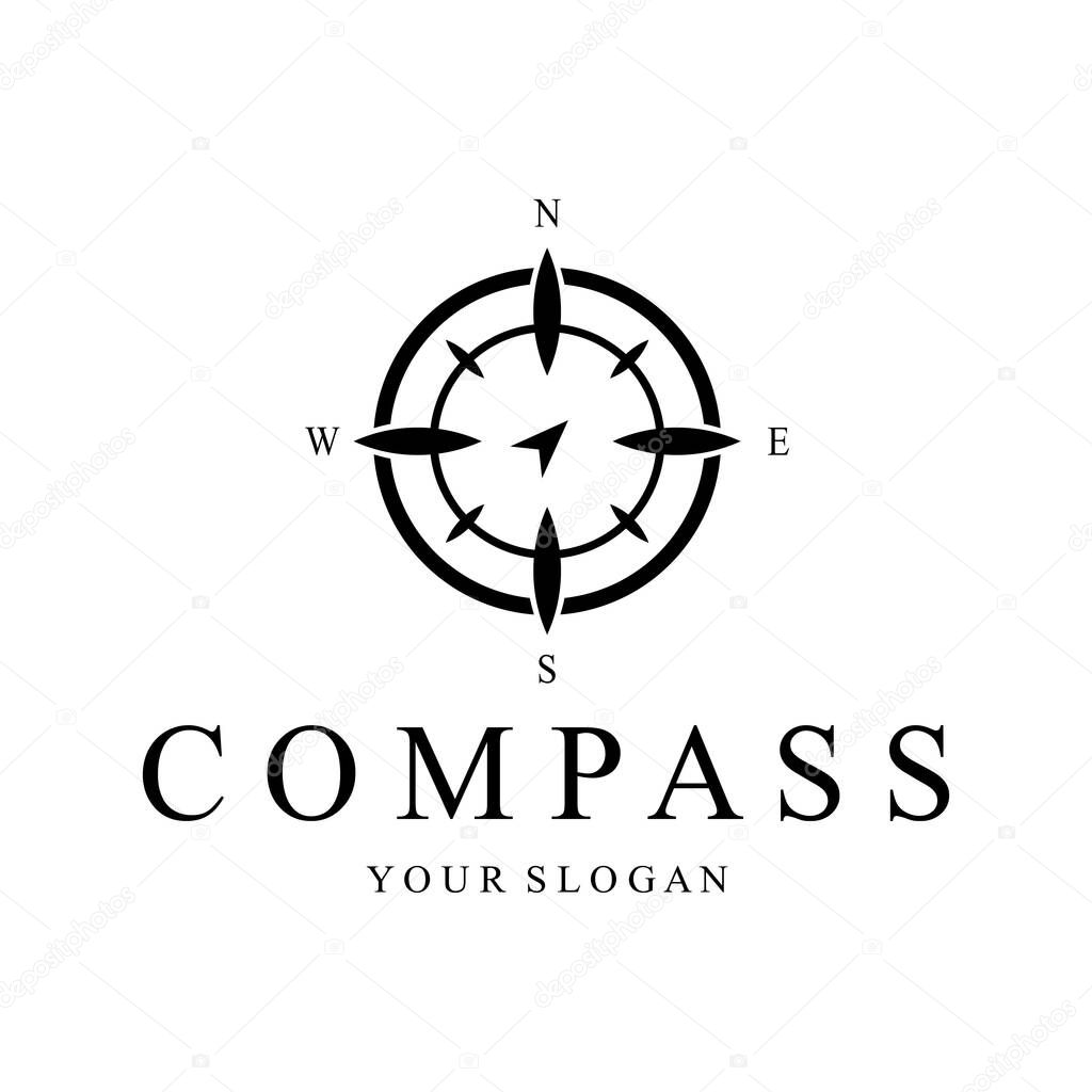Compass icon isolated on background.modern flat compass pictogram,business,marketing,internet concept.trendy simple vector symbol for websitedesign or button to mobile app.logo illustration.