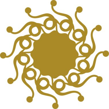 Dekoratif çiçek desenli tasarım beyaz üzerine