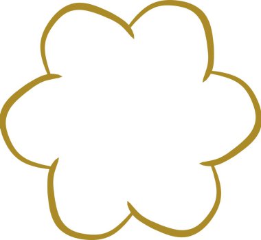 çiçek simgesi vektör illüstrasyonu