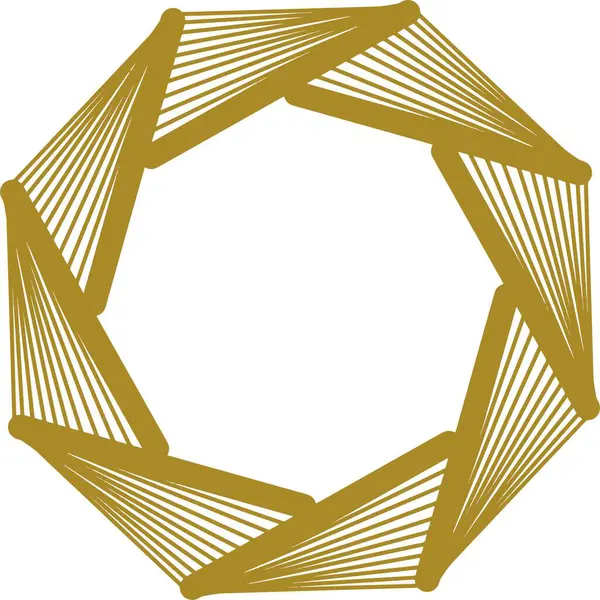 Soyut geometrik şablonun vektör çizimi