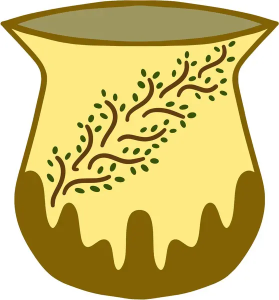 boş bir tencerenin vektör çizimi