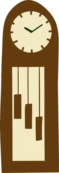 Bir bank saat simgesinin vektör illüstrasyonu