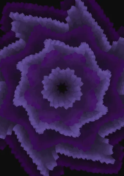 Hayali bereketli fraktal doku oluşturulmuş resim soyut arkaplan