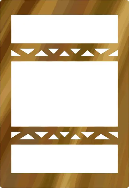 beyaz zemin üzerine ahşap çerçeve.