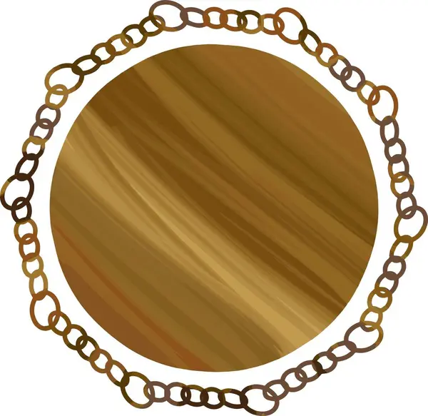 oval çerçeveli ve yuvarlak çerçeveli altın arkaplan