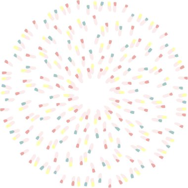 Renkli havai fişeklerle soyut bir arka plan. vektör illüstrasyonu