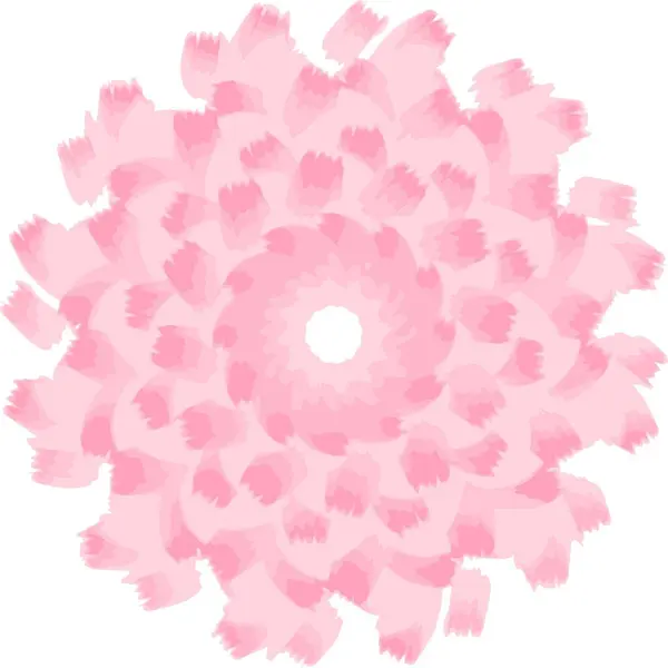 Beyaz arkaplanda izole edilmiş pembe çiçek yaprakları