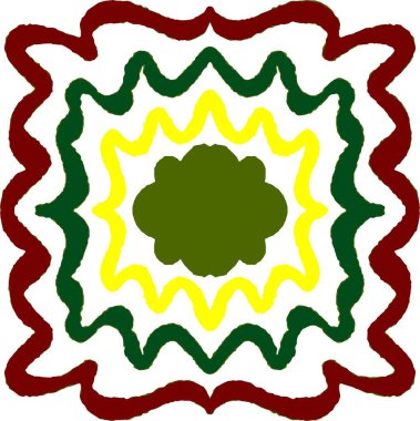 soyut çiçek vektör çizimi tasarımı