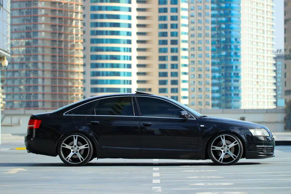 Emirados Árabes Unidos Dubai October 2022 Audi Car Editorial Nobody — Fotografia de Stock