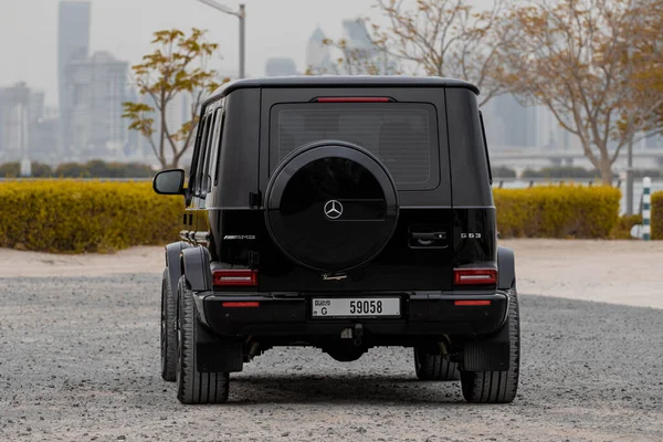 Uae Dubai October 2022 Mercedes G63 Done Outdoor Back Side — 스톡 사진