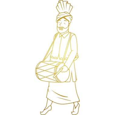 Guru Nanak Jayanti Özel İllüstrasyon (Simgeler, Typography, Face Illustration, Dekorasyon, Frame) Yüksek Kalite (3000 * 3000)