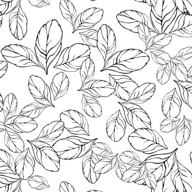 craft pattern with painted and hand drawn flowers, colouring book