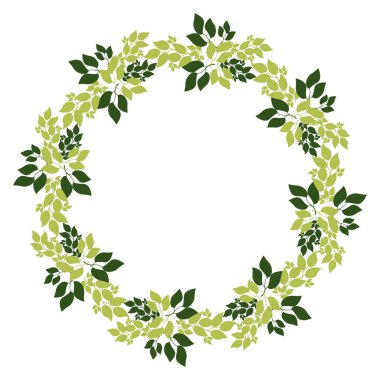 Kuşlar ve bitkilerle çizilmiş çerçeve