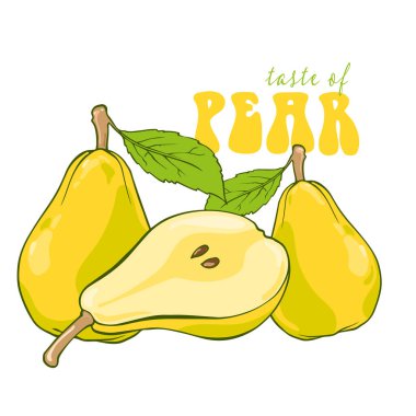 Armut boyalı kart, yaz tatili.