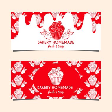 Fırın ürünleri. fırın, fırın ürünleri, vektör, illüstrasyon seti