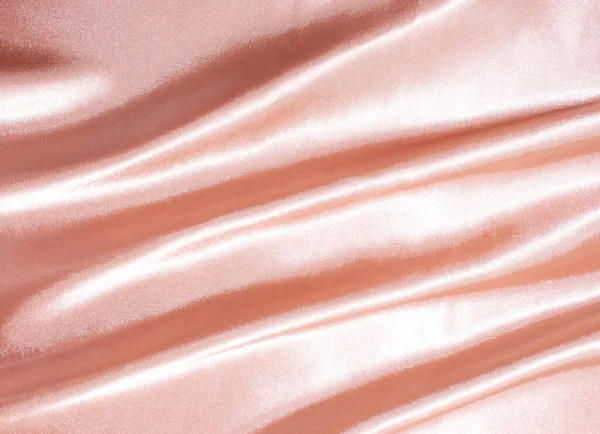 Suave Elegante Seda Rosa Dorada Satén Textura Tela Lujo Puede —  Fotos de Stock