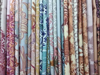 kumaşların renkli arkaplanı