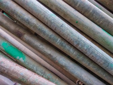 Yapı için çelik boru; endüstriyel soyut arkaplan