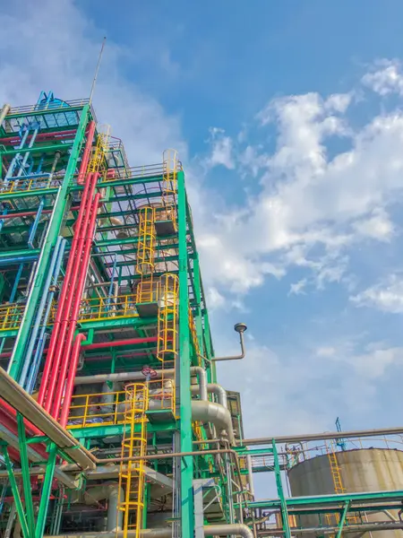 Kopya alanı olan düşük açılı sanayi binası