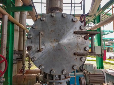 Büyük boru kapağı için paslanmaz çelik plaka