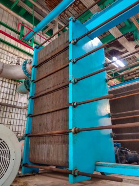massive plate heat exchanger. a device for cooling liquid fermentation substrates in the ethanol production process