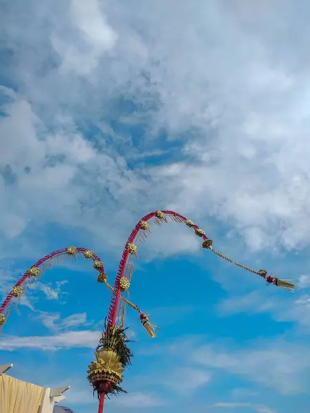 Endonezya 'da geleneksel etkinlikleri süslemek için geleneksel süsler.