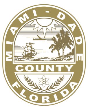 Miami dade country florida shield/Miami dade country florida shield.