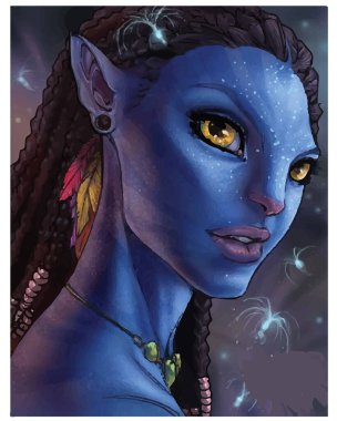 Avatar film vektörü James Cameron Vektörü