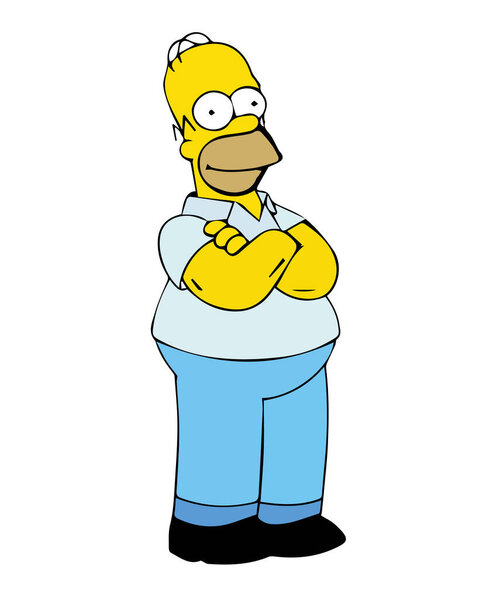 simspson vector cartoon Character 
