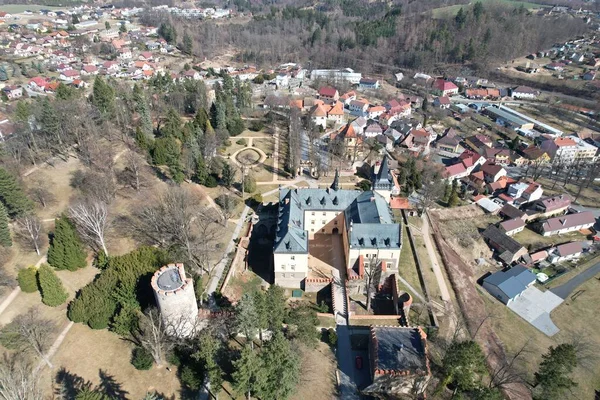 Castle Zruc Nad Sazavou Zmek Zru Nad Szavou Czech Republic — Stock Photo, Image
