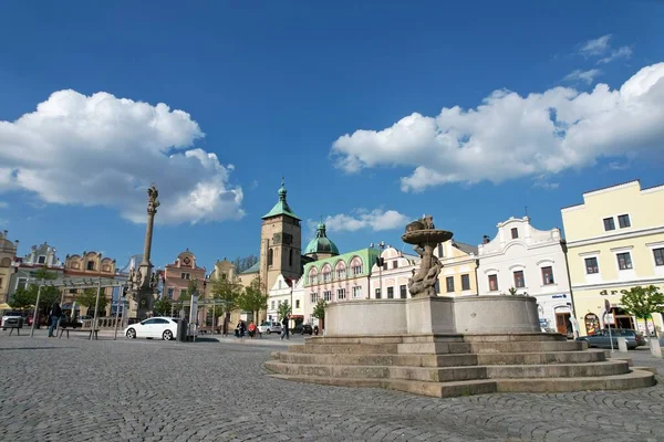 Havlickuv Brod Tschechische Republik Juli 2022 Historischer Altstadtplatz Von Havlickuv — Stockfoto
