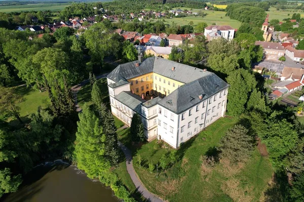 Historical City Kopidlno Czech Republic Europe Aerial Scenic Panorama Landscape — Stock Photo, Image