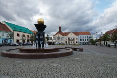 Schloss Brandeis (Zamek Brandys nad Labem) şatosu Brandys nad Labem, Çek Cumhuriyeti, Avrupa, manzara manzarası