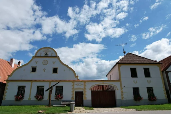 Holasovice Çek Cumhuriyeti Temmuz 2022 Unesco Dünya Mirası Alanı Tarafından — Stok fotoğraf