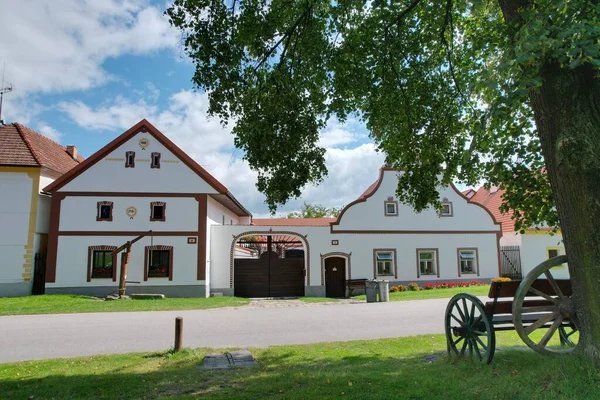 Holasovice 공화국 2022 Unesco World Heritage Site 보호되는 보헤미아 민속촌에서 — 스톡 사진