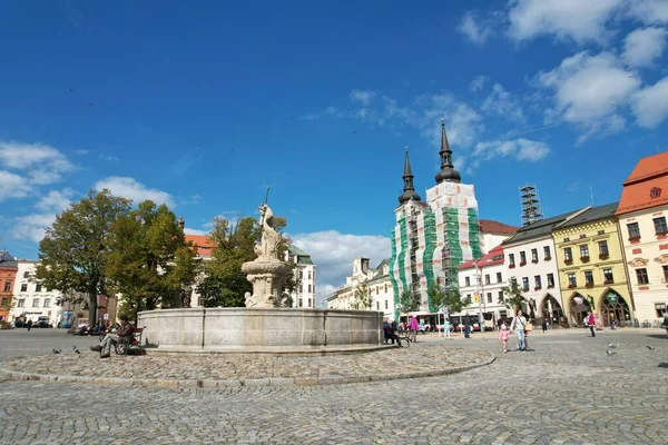 Centro Histórico Ciudad Vysocina Centro Histórico Ciudad Vysocina República Checa — Foto de Stock